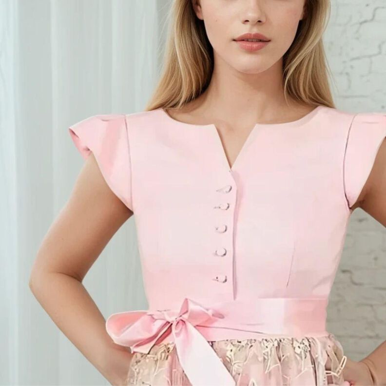 Patron Robe Fleur taille 34-54  Robe pour femme image number 5