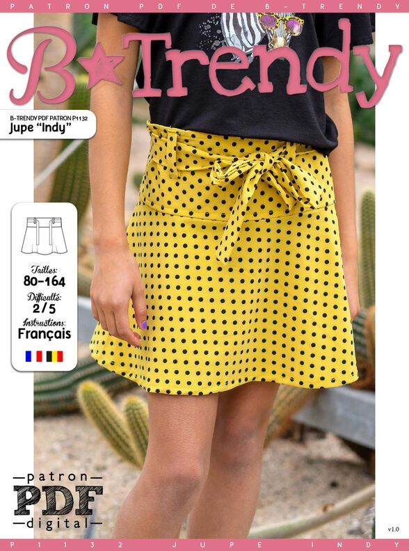 Jupe  "Indy" Patron de Couture  image number 2