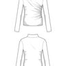 T-shirt à manches longues patron, XS-XXXL, Patron de couture thumbnail number 4