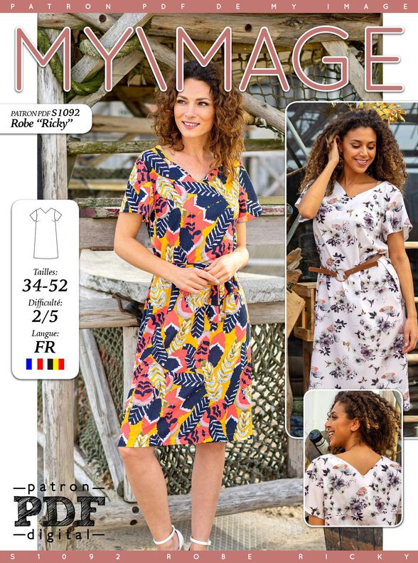 Robe RICKY Patron de Couture image number 2