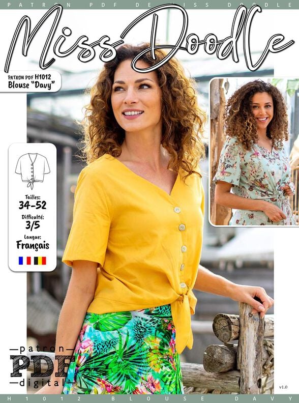 Blouse Davy Patron de Couture  image number 2