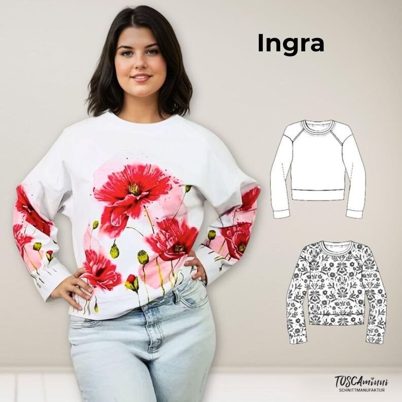 Patron femme : Chemise raglan Ingra | couture débutante image number 1