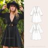 ROBE NOUÉE - T34-50 thumbnail number 1