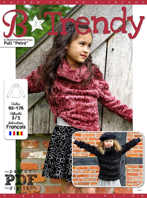 Pull PETRA Patron de Couture image number 1