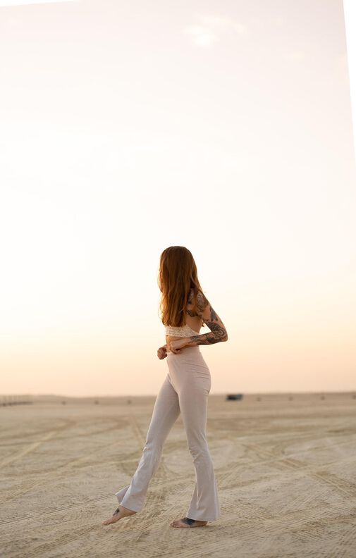 PANTALON FLARE T34-50 image number 3