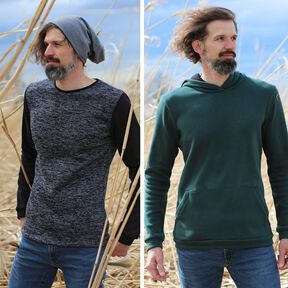 Pull à capuche Nafi + Nafia - patron de couture