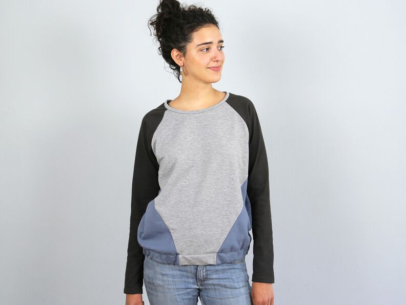 Madame LILLE - Pull avec coutures de séparation obliques image number 4