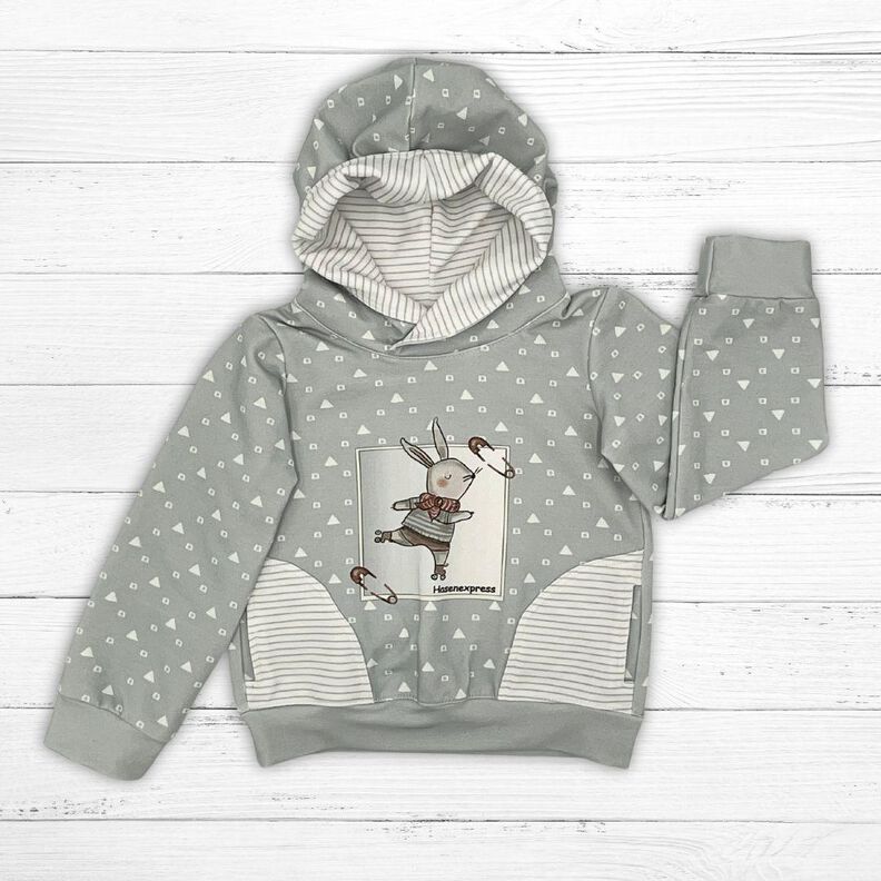 Hoodie pour enfants Ela+Kai t. 80-140 patron de couture image number 2