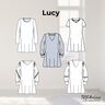 Robe Lucy tailles 34-54 Patron Ligne-A thumbnail number 9