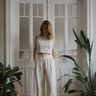 Pantalon taille haute large thumbnail number 3
