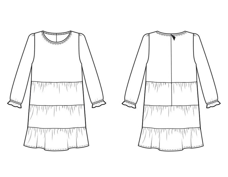 Robe Autumn Patron de Couture image number 3