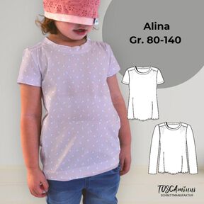 Patron T-shirt pour enfants Alina "minni" tailles 80-140