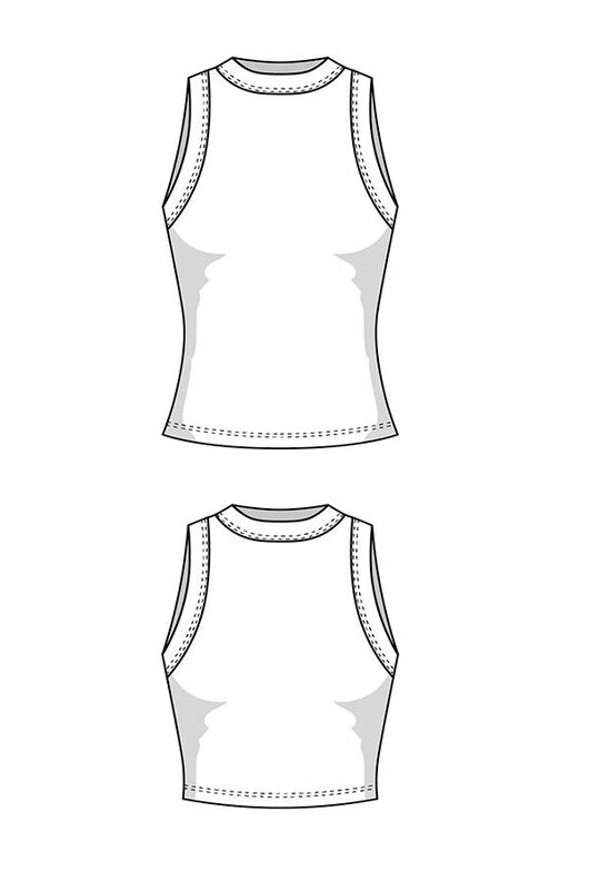 Patron Top moderne XS-XXXL Patron Top en jersey image number 5