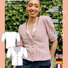 Cardigan femme Patron de couture manches bouffantes thumbnail number 7