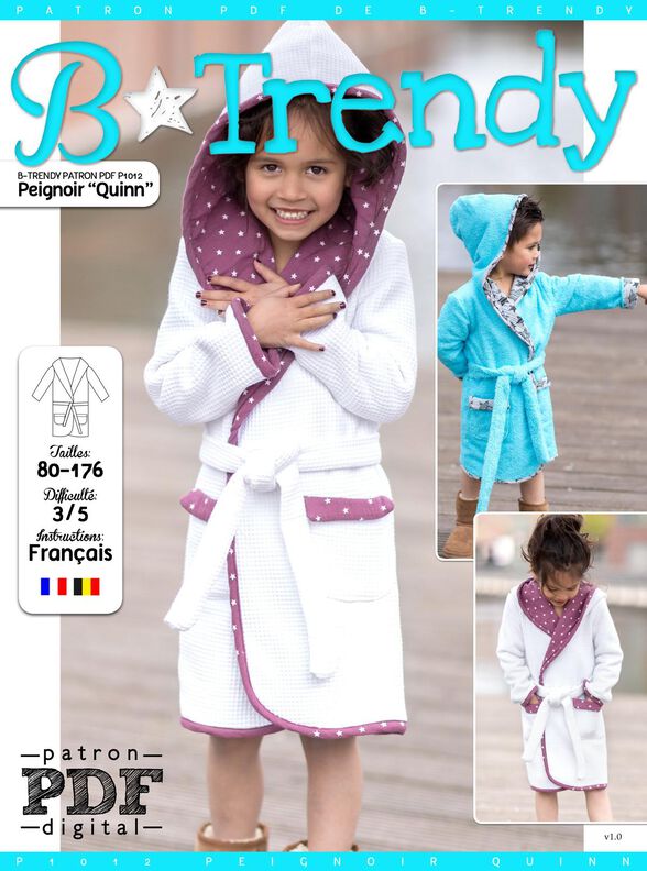 Peignoir Quinn Patron de Couture  image number 2