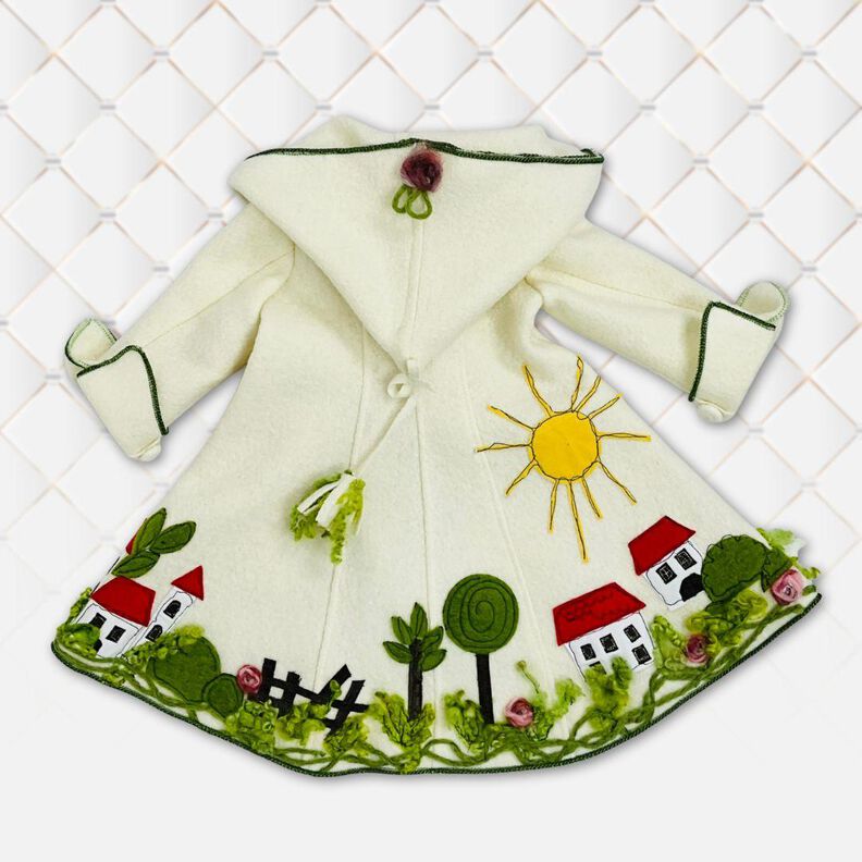 Patron manteau fille taille 80-140 image number 3