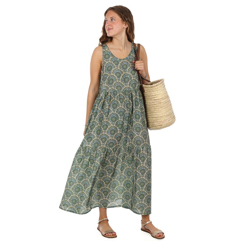 Madame CLAIRE - Robe d’été longue et volantée XS-XXL image number 5
