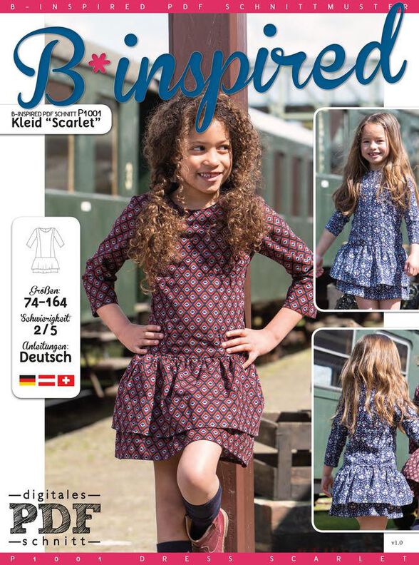 Robe enfant SCARLET Patron de Couture image number 4