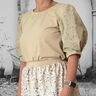 T-shirt Louna avec manches bouffantes tailles 34-54 Patron thumbnail number 5