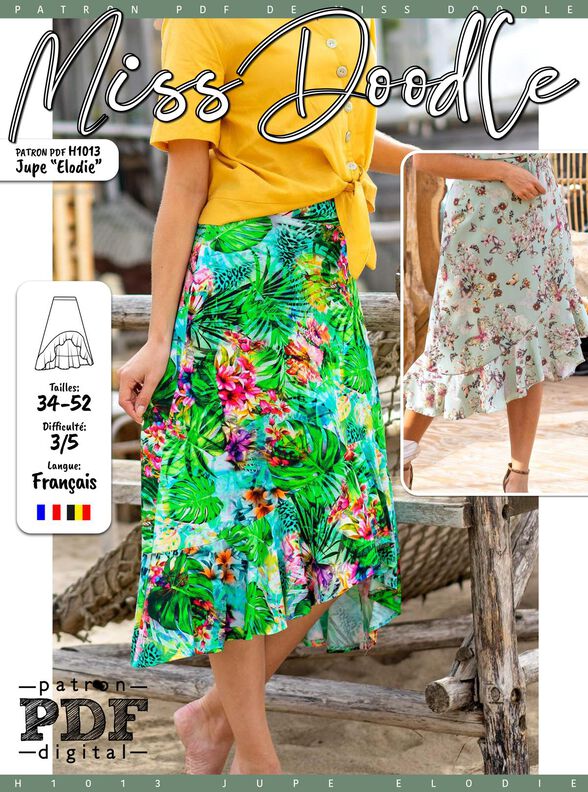 Jupe Elodie Patron de Couture  image number 2