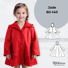 Manteau Jade tailles 80-140 Patron