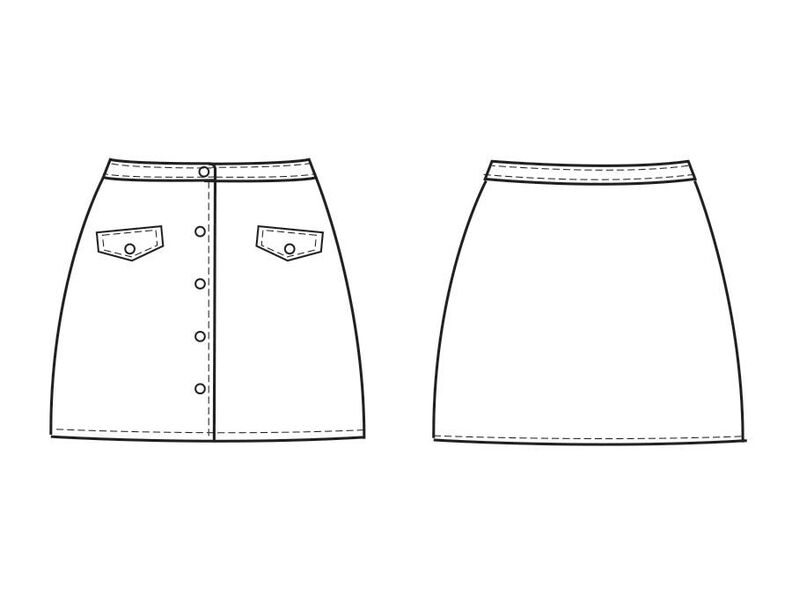 Jupe Alwin Patron de Couture  image number 3