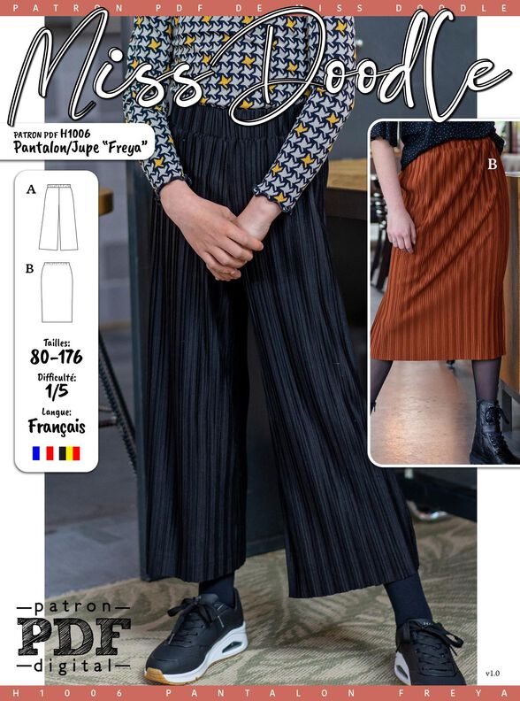 Pantalon/Jupe Freya Patron de Couture  image number 2