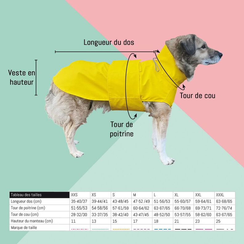 Patron et instructions de couture pour veste pour chien Alma image number 4
