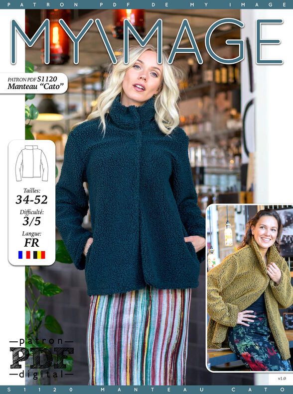 Manteau CATO Patron de Couture  image number 2