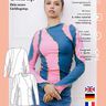 Patron t-shirt à manches longues couture surjeteuse XS-XXXL thumbnail number 8