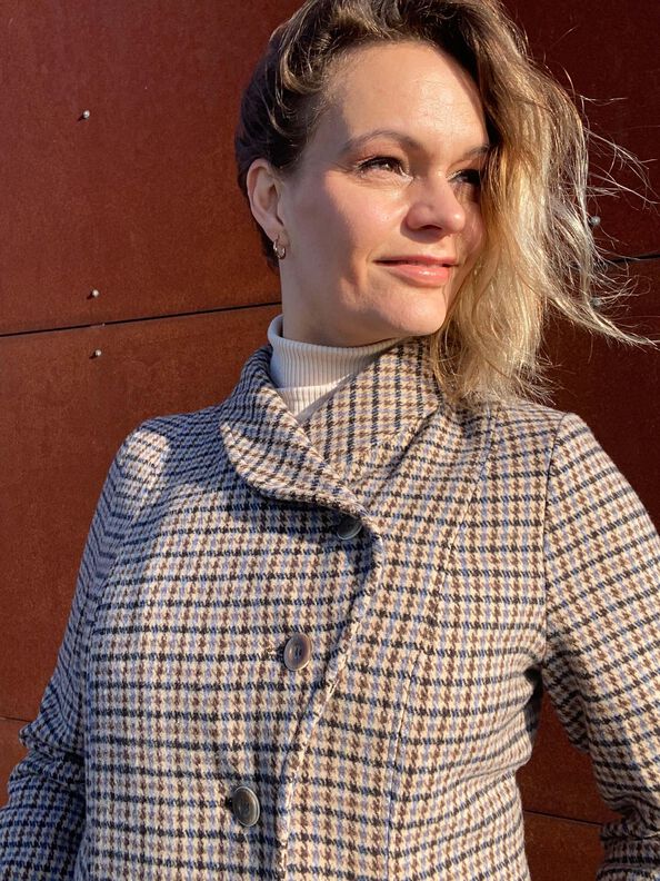 Manteau ou veste NATALJA 34-54 PDF A4, A0 tutoriel imagé image number 7