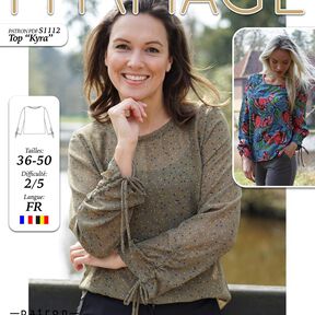 Top KYRA Patron de Couture