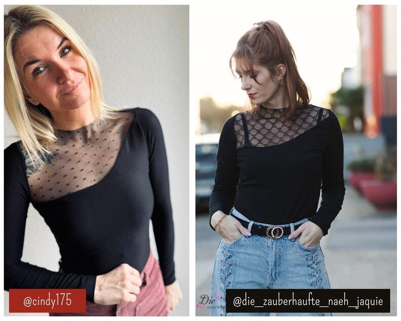 Haut asym&eacute;trique &agrave; manches longues &ndash; ANOUK image number 9