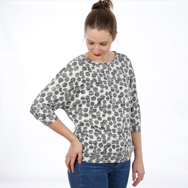 Madame SILVIE - t-shirt aux manches chauve-souris  image number 9