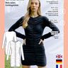 Patron Mini Robe à manches longues XS-XXXL  thumbnail number 6