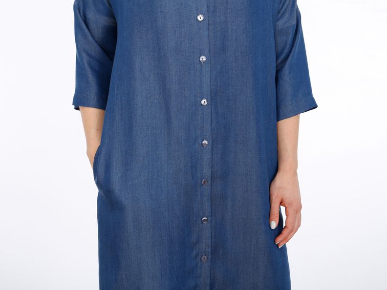 MADAME EDDA - Robe avec et patte de boutonnage XS-XXL image number 6