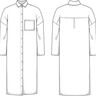 Robe Chemise Patron XS-XXXL. Robe chemisier Patron thumbnail number 5