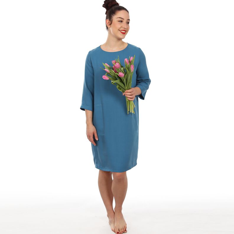 Madame YUMA - Robe droite avec des poches & un pli  image number 10