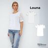 T-shirt Louna avec manches bouffantes tailles 34-54 Patron thumbnail number 1