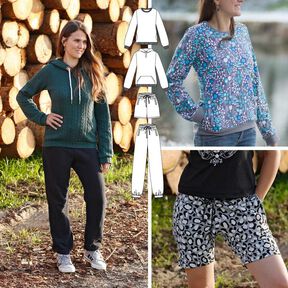 Pantalon de survêtement Laiska + sweat à capuche Nafia