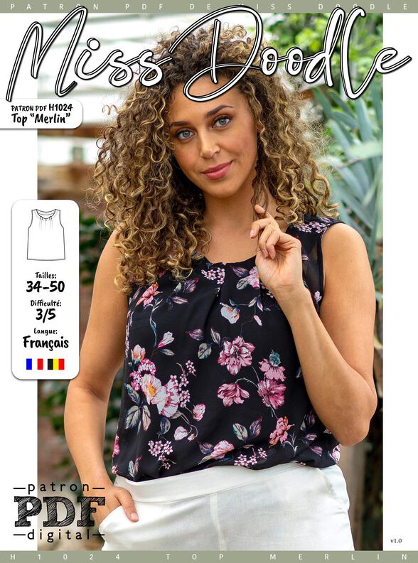 Top Merlin Patron de Couture image number 2