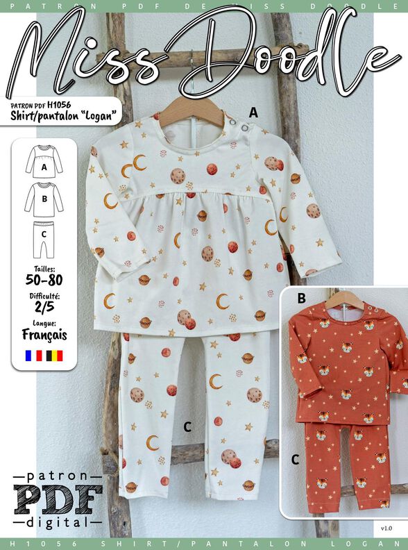 Shirt/Pantalon Logan Patron de Couture image number 2