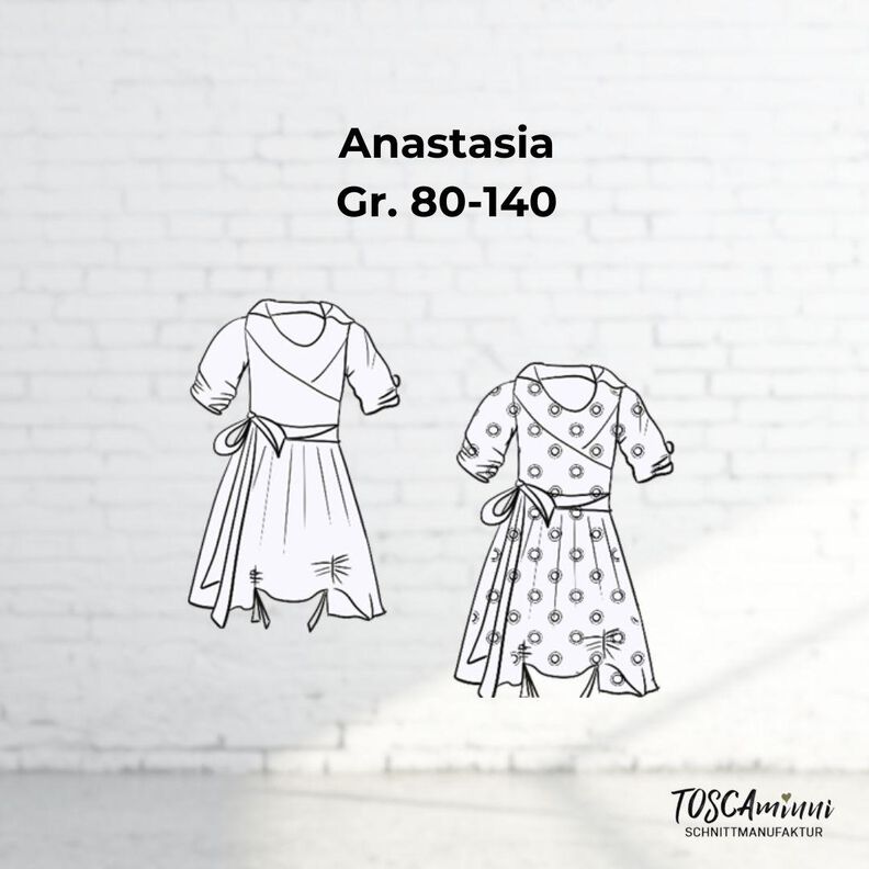 Patron Robe pour enfants Anastasia tailles 80 -140  image number 4