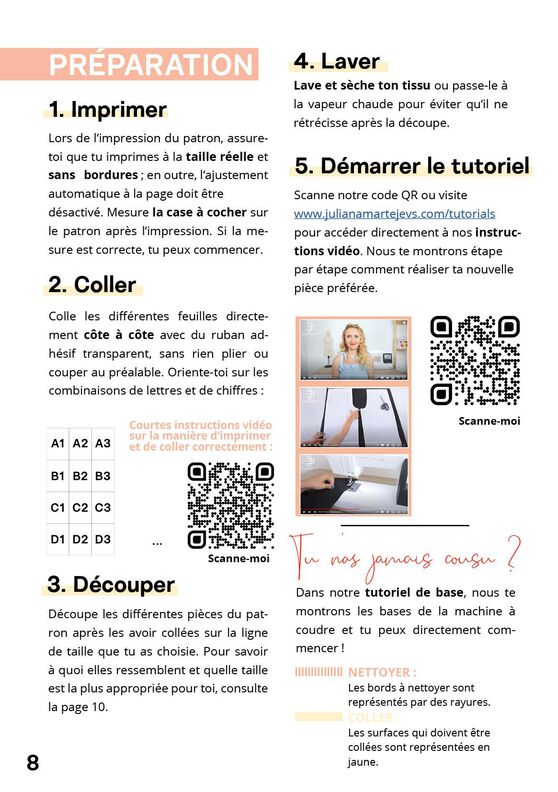 Pantalon de Pyjama Femme Patron de couture image number 7