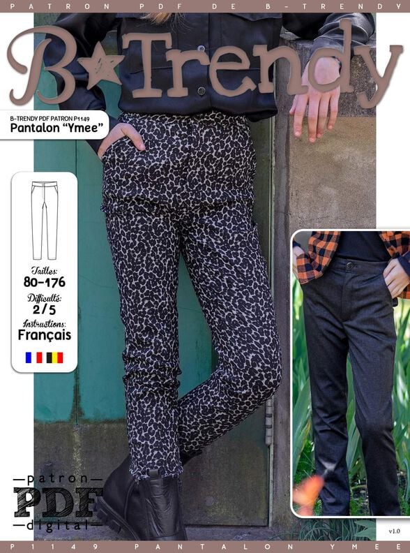 Pantalon "Ymee" Patron de Couture  image number 2