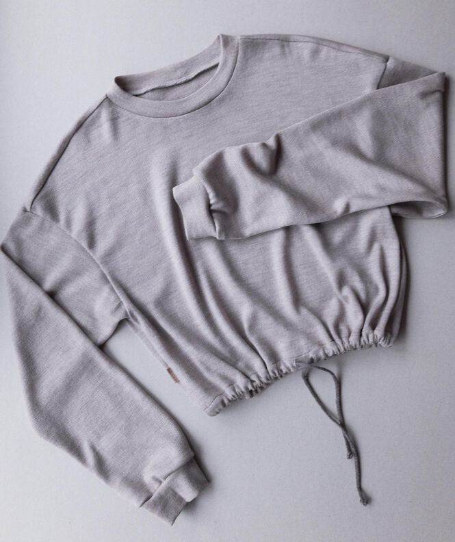 Crop Sweat T34-56 image number 6