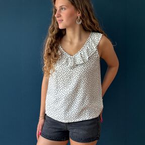 Madame LYDIA - débardeur avec décolleté en V  XS-XXL 