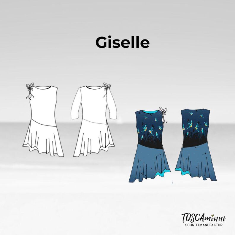 Robe Giselle Taille 34-54 Patron image number 7