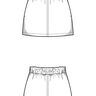 Jupe courte Patron XS-XXXL. Jupe Patron de couture thumbnail number 6