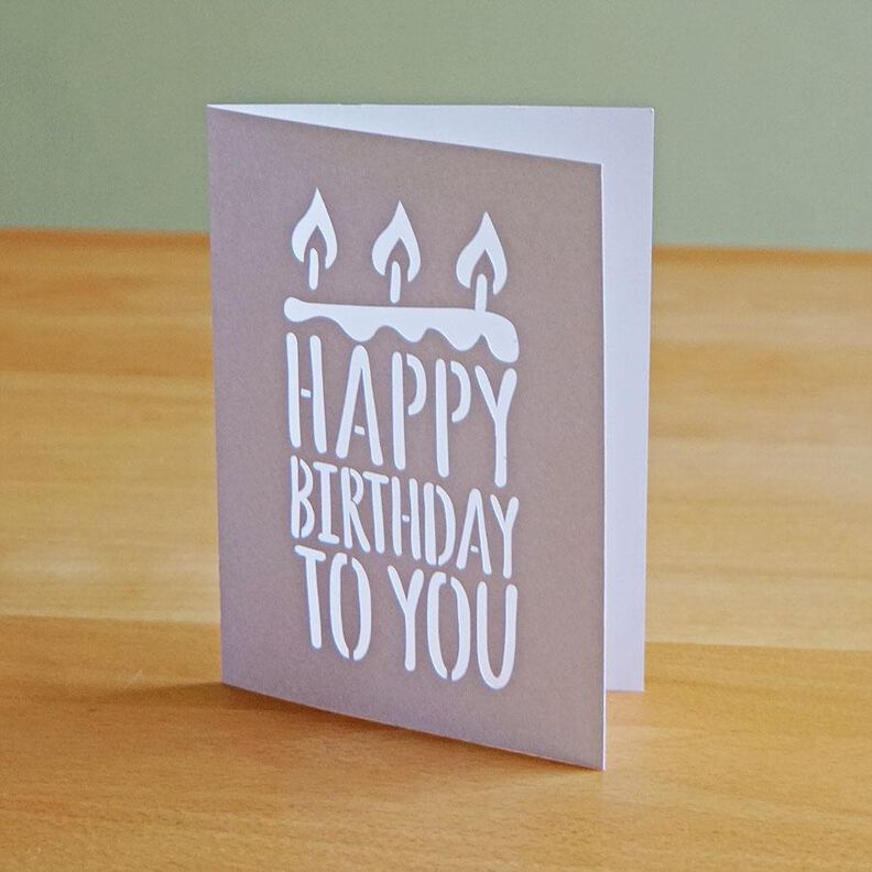 Carte d'anniversaire - Fichier traceur image number 3